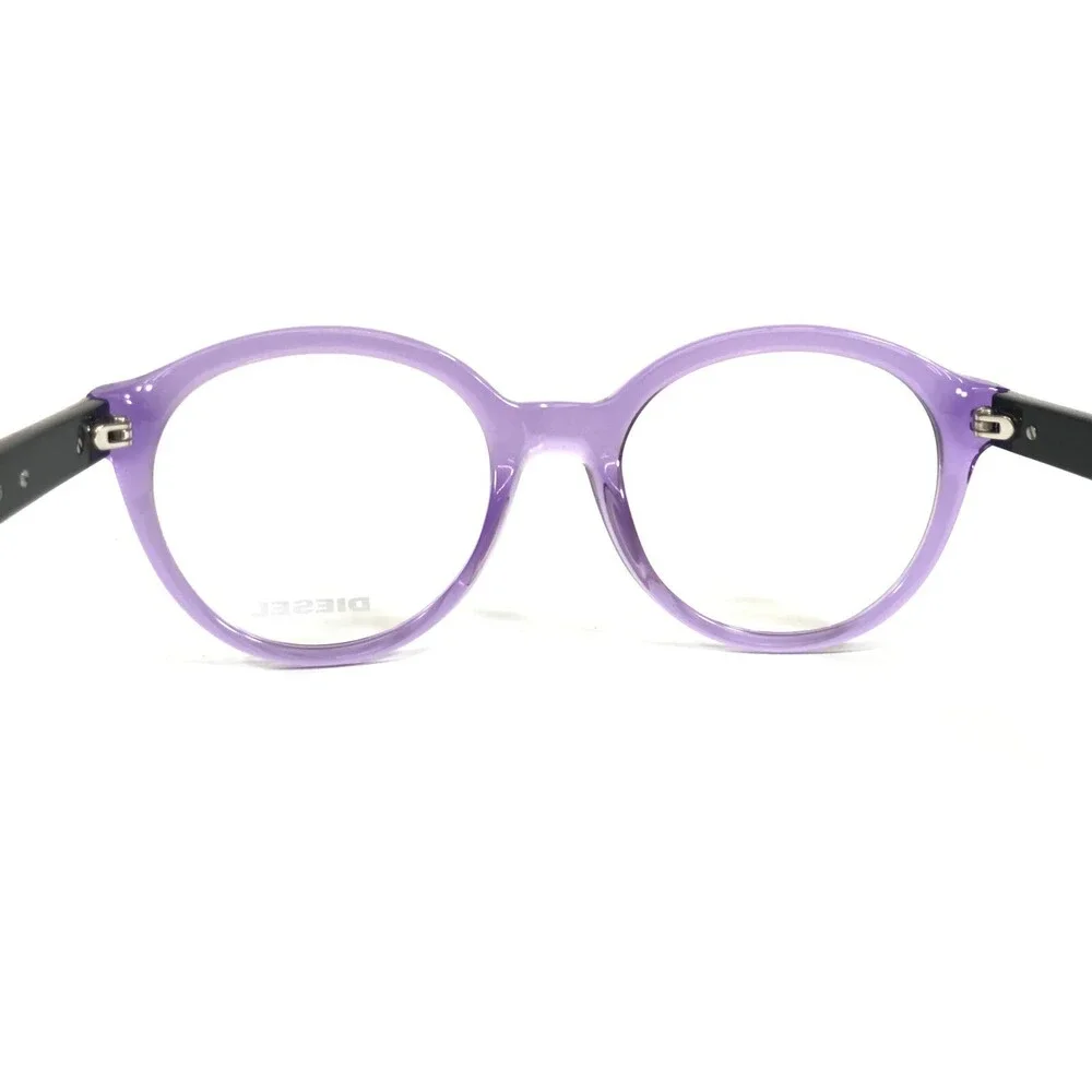 Diesel Eyeglasses Frames DL5091 col.081 Black Clear Purple Copper 51-19-145